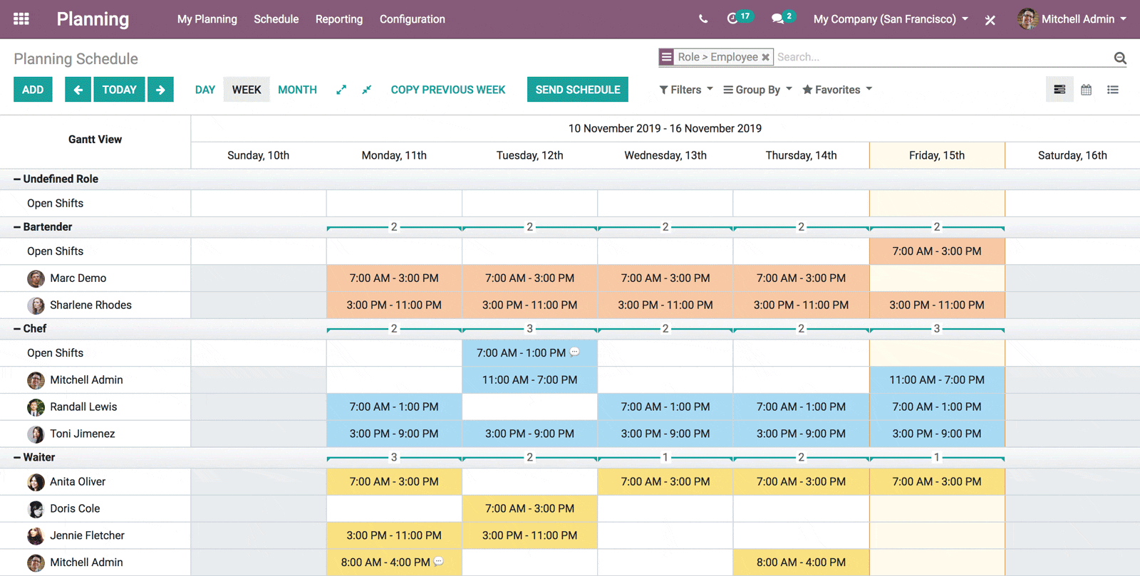 Odoo ERP System CRM